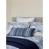 Bedeck Of Belfast Liyana Standard Pillow Case Pairs Chambray Blue