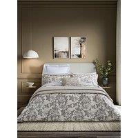 Bedeck Of Belfast Maira Cover Set 100% Cotton Warm Grey