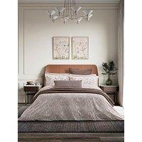 Bedeck Of Belfast Umma 100% Cotton Standard Pillow Case Pairs Pink