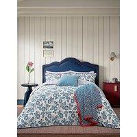 Land & Shore River Cover Set 100% Cotton Blue / Red