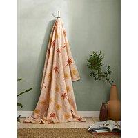 Fusion Soleil Throw In Coral/Camel 120 X 150Cm