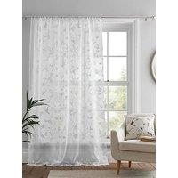 Dreams & Drapes Darnley Voile Panel In White