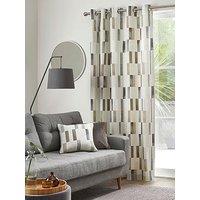 Fusion Oakland Eyelet Curtains In Natural