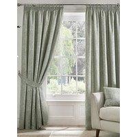 Dreams & Drapes Aveline Pencil Pleat Curtains In Green