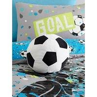 Bedlam Football Shaped Cushion In Black One Size
