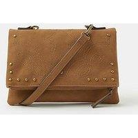 Accessorize Fold Over Zip Western Crossbody Bag