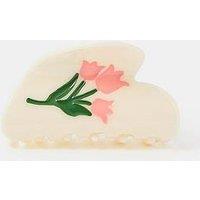 Accessorize Tulip Claw Clip - Cream