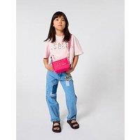 Marc Jacobs Girls Jewel Logo Short Sleeve T-Shirt - Pink