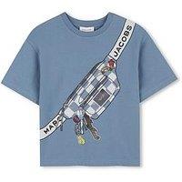 Marc Jacobs Boys Charm Bag Short Sleeve T-Shirt - Blue