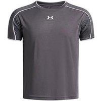 Under Armour Boys Football Challenger Short Sleeve T-Shirt - Grey