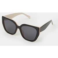 Accessorize Oversized Square Sunglasses - Black