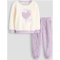 The Very Collection Love Club Fleece Pyjama
