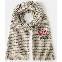 Accessorize Floral Check Print Blanket Scarf - Multi