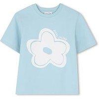 Marc Jacobs Girls Daisy Short Sleeve T-Shirt - Light Blue