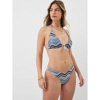 Accessorize Zig Zag Crochet Bikini Bottoms - Multi