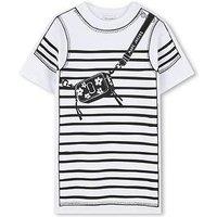 Marc Jacobs Girls Snapshot Bag Stripe Dress - White