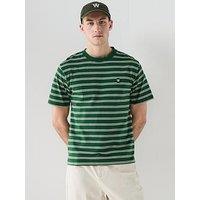 Double A By Wood Wood Striped T-Shirt - Green