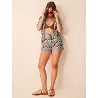 Accessorize Zigzag Crochet Shorts