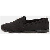Accessorize Suedette Loafers - Black