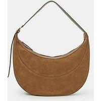 Accessorize Scoop Suede Shoulder Bag
