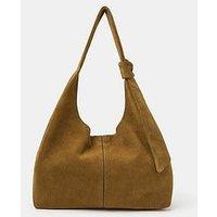 Accessorize Slouchy Knot Suede Shoulder Bag