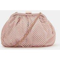 Accessorize Sequin Clip Frame Clutch