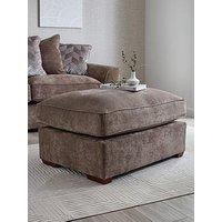 The Very Collection Roulette Fabric Large Footstool