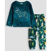 The Very Collection Boys Dinosaur Fleece Pyjama (9Months-7 Years)