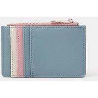 Accessorize Cross Stitch Flower Cardholder - Blue