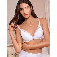 Lipsy Underwired Plunge Bra - White