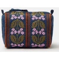Accessorize Floral Tapestry Denim Make Up Bag