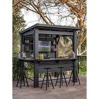Keter Signature Bar Gazebo - Ashwood Brown (Tv Not Included)