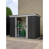 Yardmaster 8Ft X 4Ft Castleton Pent Roof Metal Shed