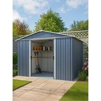 Yardmaster 10Ft X 10Ft Castleton Apex Roof Metal Shed