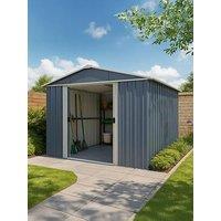 Yardmaster 10Ft X 13Ft Castleton Apex Roof Metal Shed With Floor Frame Kit