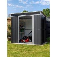 Yardmaster 8Ft X 5Ft Toplight Pent Roof Metal Shed