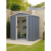 Yardmaster 6Ft X 4.5Ft Castleton Apex Roof Metal Shed