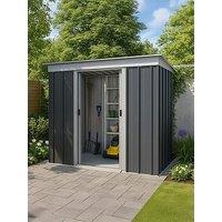 Yardmaster 6Ft X 4Ft Castleton Pent Roof Metal Shed