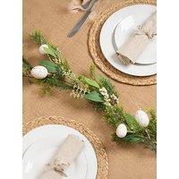 Scottish Everlastings 160Cm White Easter Egg Garland