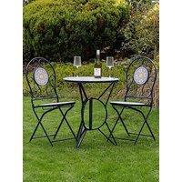 Scottish Everlastings Blue Mosaic Bistro Set