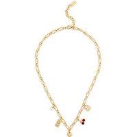 Coach Cherry Mix Charm Necklace - Red