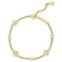 Coach Textured Tearose Flex Bracelet - Gold