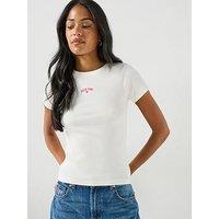 Guess Jeans Embroidered Star T-Shirt - White