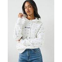 Guess Jeans Gj Over Hood Printed Sweatshir