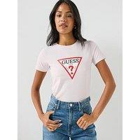 Guess Jeans Triangle Logo T-Shirt - White