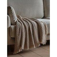 Gallery Direct Chunky Waffle 4 Way Ribbon & Swing Tag Throw