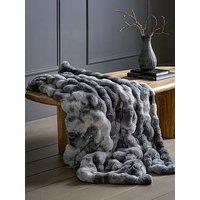 Gallery Direct Marshmallow Rabbit Faux Fur Throw 1300X1700Mm