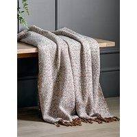 Gallery Direct Herringbone Faux Mohair Throw Tan 1300X1800Mm