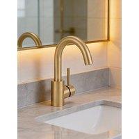 Living And Home Golden Arc Single-Handle Faucet With Swivel Spout