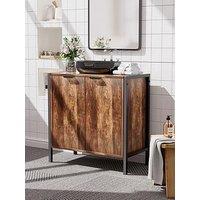 Living And Home Double Door U-Shaped Under Sink Cabinet
